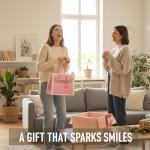 Chic Canvas Tote with Fun Fashion Print