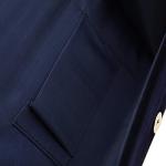 TrendsBlue Navy Velvet Evening Clutch Handbag