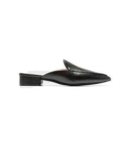 Cole Haan Black Leather Women's Piper Mules