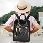 Slim Black Laptop Backpack for Women - Stylish & Water-Resistant