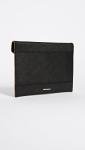 Rebecca Minkoff Black Leo Envelope Clutch Bag