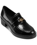 Karl Lagerfeld Paris Women's Black and White Loafers