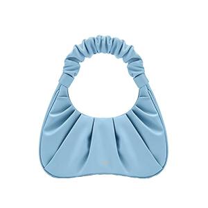 JW PEI Light Blue Gabbi Ruched Hobo Bag