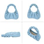 JW PEI Light Blue Gabbi Ruched Hobo Bag