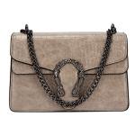 Trendy Snakeskin-Print Crossbody Bag for Women