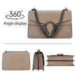 Trendy Snakeskin-Print Crossbody Bag for Women