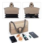 Trendy Snakeskin-Print Crossbody Bag for Women