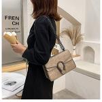 Trendy Snakeskin-Print Crossbody Bag for Women