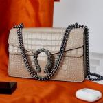 Trendy Snakeskin-Print Crossbody Bag for Women