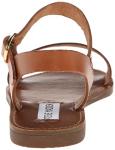 Steve Madden Women’s Tan Leather Flat Sandals