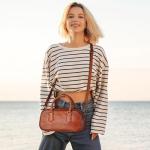 HESHE Vintage Leather Crossbody Bag for Women