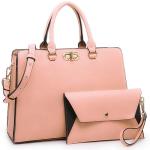 Dasein Women's Tote with Matching Clutch Set
