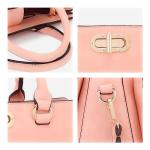 Dasein Women's Tote with Matching Clutch Set