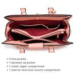 Dasein Women's Tote with Matching Clutch Set