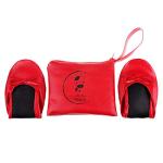 Red Foldable Ballet Flats for Women