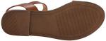 Steve Madden Women’s Tan Leather Flat Sandals