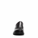 Franco Sarto Women's Black Leather Slip On Loafer