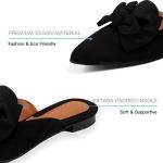 Rilista Women's Black Pointed Toe Mules Size 9