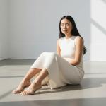 CUSHIONAIRE Women's Doral Lucite Kitten Heel Mules