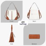 TANTOMI Vegan Leather Hobo Bags for Women
