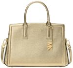 Michael Kors Laila Medium Satchel in Pale Gold