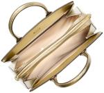 Michael Kors Laila Medium Satchel in Pale Gold