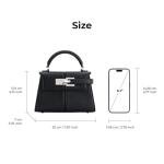 JW PEI Elise Black Top Handle Bag