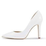 JENN ARDOR White Stiletto High Heel Dress Pumps