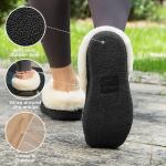 Luxury Comfy Moccasin Slippers with Fuzzy Collar