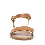 Steve Madden Women’s Tan Leather Flat Sandals