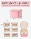 Vlando Strawberry Pink Jewelry Travel Case and Organizer