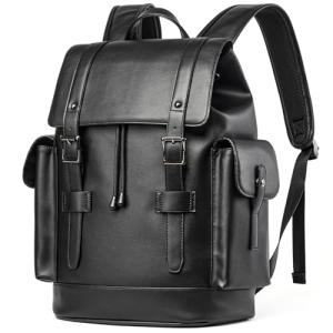 MATE ELAN Waterproof Vintage Leather Laptop Backpack