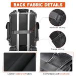 MATE ELAN Waterproof Vintage Leather Laptop Backpack