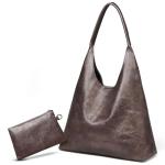 Retro Vegan Leather Hobo Bag for Women