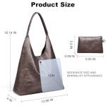 Retro Vegan Leather Hobo Bag for Women