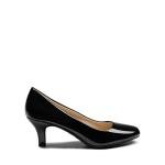 DREAM PAIRS Women's Black Low Heel Pumps