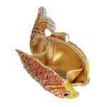 Tngan Mini Rhinestone Fish Clutch Bag, Multicolor