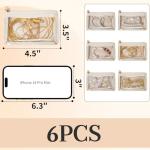 Luxury Velvet Travel Jewelry Bags Set of 6