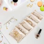 Luxury Velvet Travel Jewelry Bags Set of 6