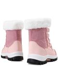 Pink Waterproof Winter Snow Boots for Women