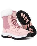 Pink Waterproof Winter Snow Boots for Women