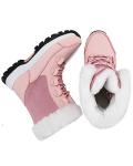 Pink Waterproof Winter Snow Boots for Women