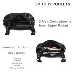 Chic Black Vegan Leather Hobo Bag for Women