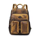 Angel Kiss Soft Leather Multi Pocket Backpack Purse