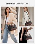Stylish LOVEVOOK Leather Tote and Crossbody Bags