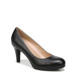 Naturalizer Michelle Black Leather Pump for Women