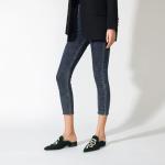 Embroidered Velvet Mules for Women - Blackish Green