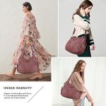 Stylish Women's Tote Bag in Pink Leather