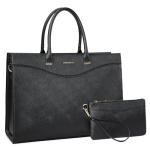 BASA BELA 16-Inch Leather Laptop Tote Bag