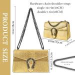 Bealin Retro Snake Print Crossbody Satchel Bag